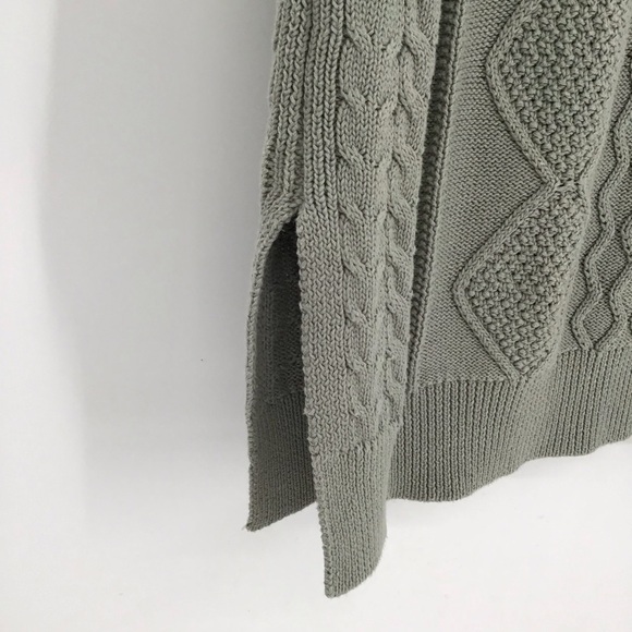 Neutral Ground Women’s Woven Side Slit Vest Top Casual Moss Green Size Small - Picture 4 of 5